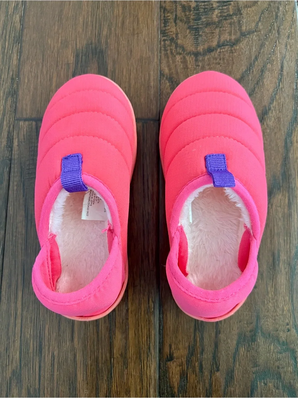 Kids Pink Cozy Slip-On Shoes